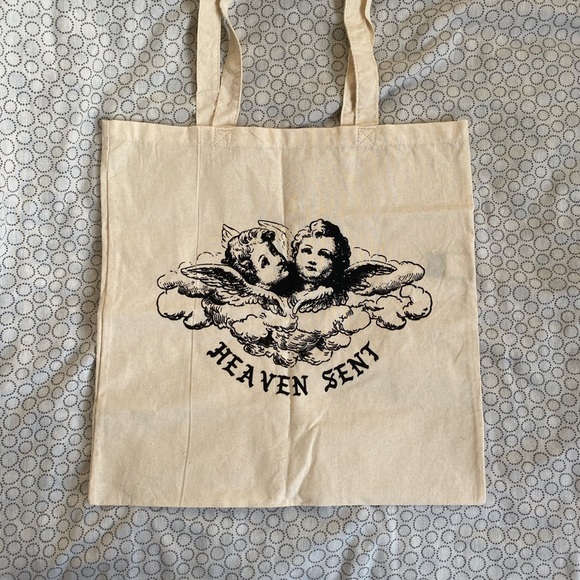 Brandy Melville Handbags - Brandy Melville Heaven Sent Tote Bag